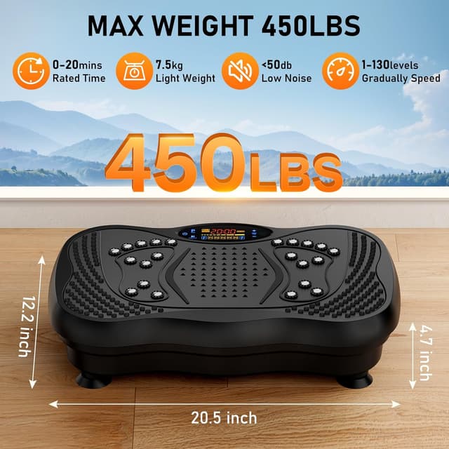 Thumbnail 6 de GLYLF Vibration Plate 450 Lbs ๐