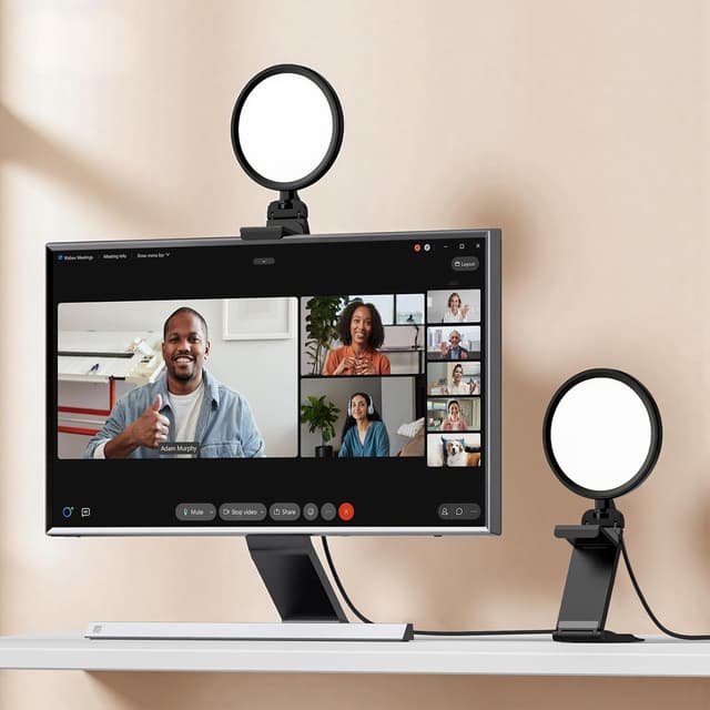 Detalle de LitONES 5" ring light for video calls