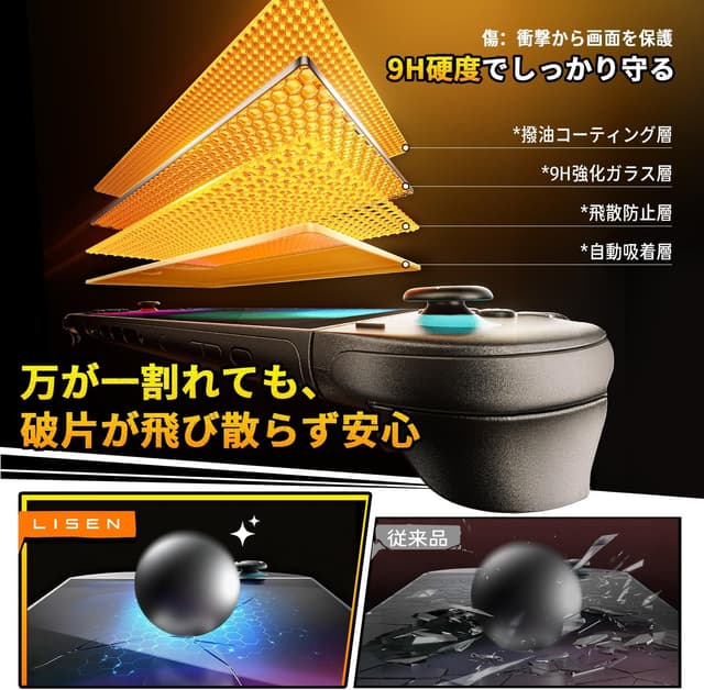 Detalle 1 de Nintendo Switch 2 Schutzfolie 9H von LISEN