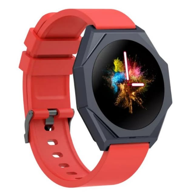 Detalle 2 de Canyon Otto SW-86 smartwatch rojo con IP68, notificaciones y hasta 7 días