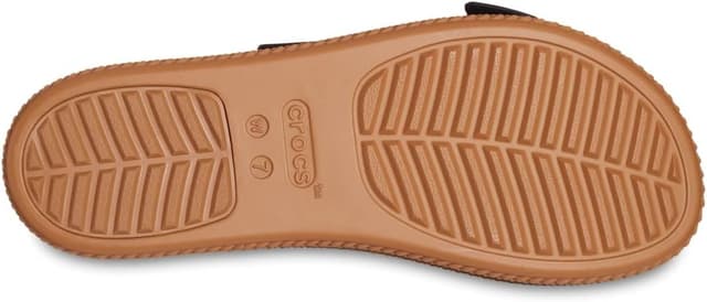 Detalle de Crocs Brooklyn Woven Buckle women’s sandal (Black) – 9 UK Women