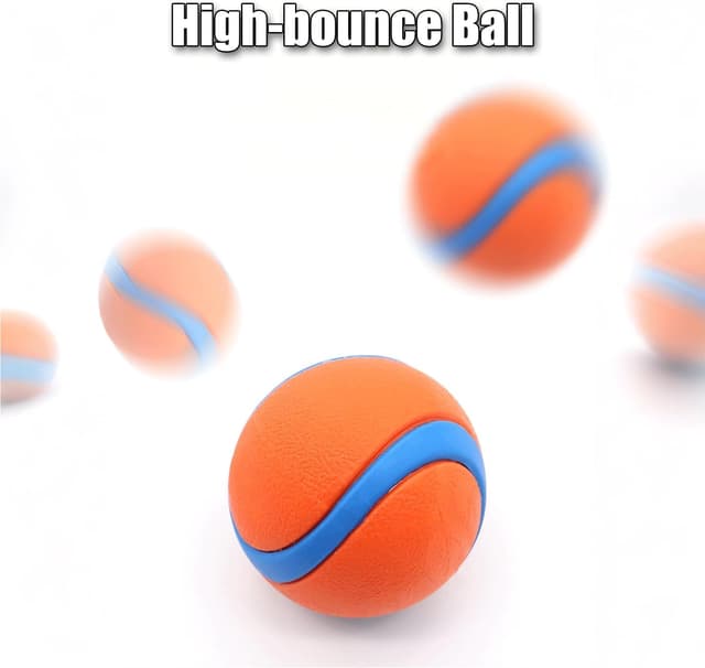 Detalle de Speedy Panther Speedy Panther 6 Pack Indestructible Dog Balls (Squeaky Rubber Chew Toys)