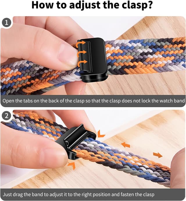 Thumbnail 6 de Qimela Sport Loop Magnetic Stretch Braided Band for Apple Watch (38mm–49mm compatibility)