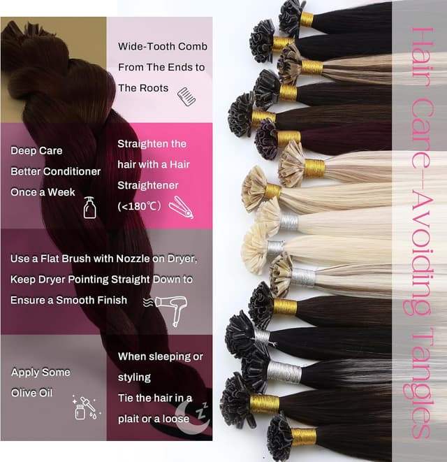 Thumbnail 3 de Moresoo Estensione Cheratina Capelli Veri 45 cm