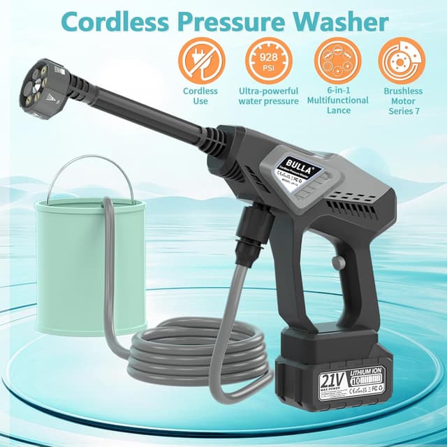 Thumbnail 1 de Cordless Pressure Washer 2×4.0Ah battery