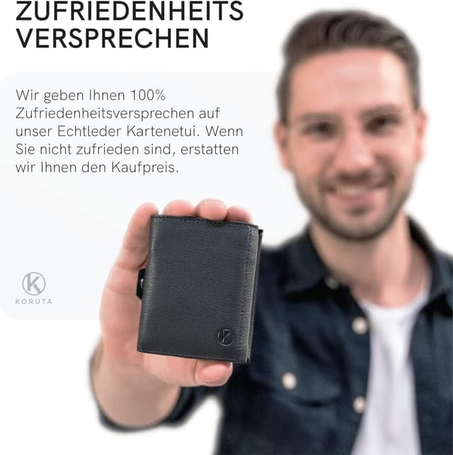 Thumbnail 6 de KORUTA Slim Wallet mit RFID Schutz, 9,5 cm