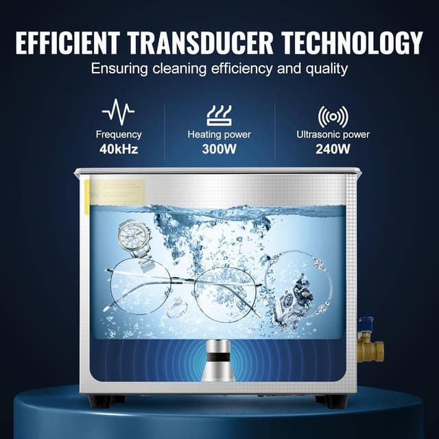 Thumbnail 2 de VEVOR Nettoyeur ultrasons 10L