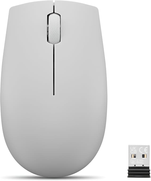Detalle de Lenovo 300 Wireless Compact Mouse with battery 🖱