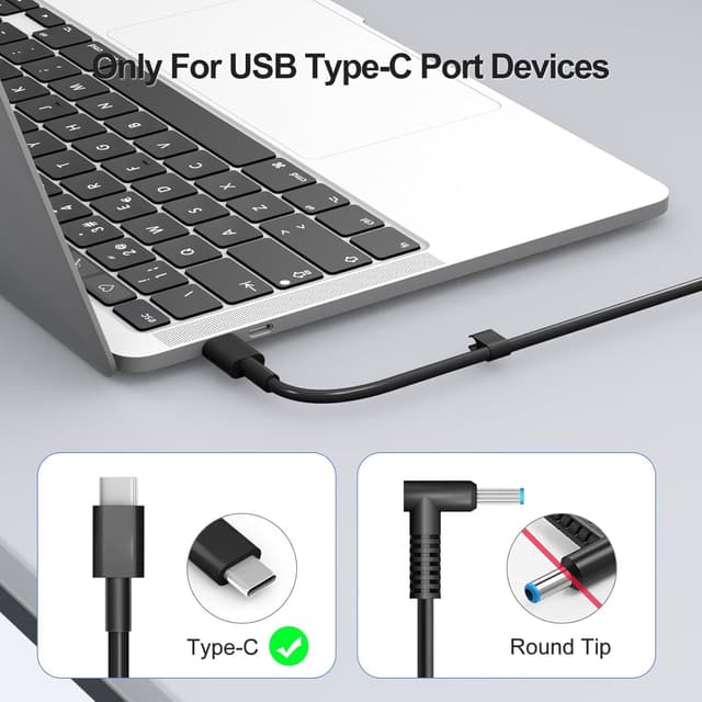 Detalle 2 de SCOVEE 65W USB‑C Power Adapter for Dell laptops