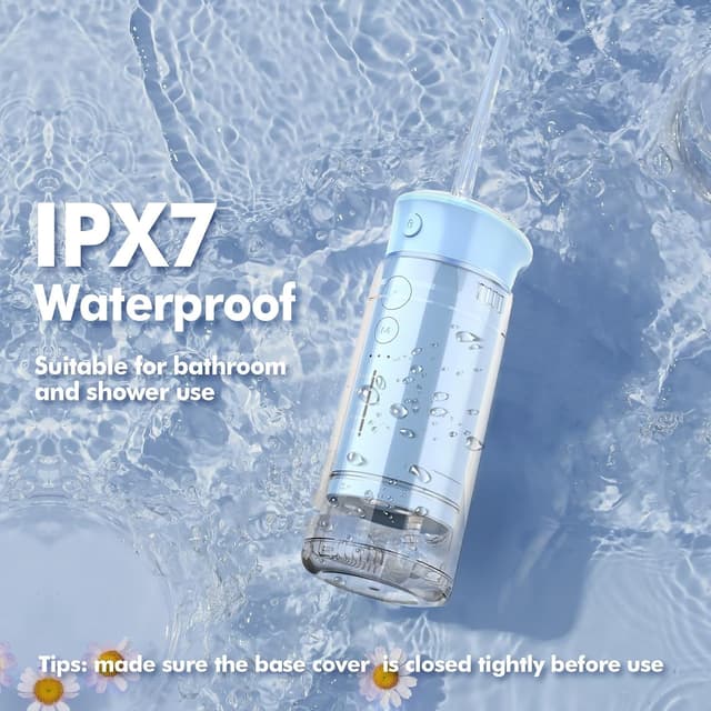 Thumbnail 6 de Bezvoi Water Flosser Cordless Travel mini oral irrigator with telescopic water tank (IPX7, 5 modes)