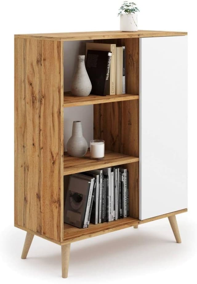 Detalle de Dmora credenza Scandi 40x90x116