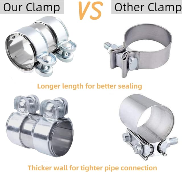 Thumbnail 2 de Auspuffschelle Edelstahl Ø50 55 60 mm