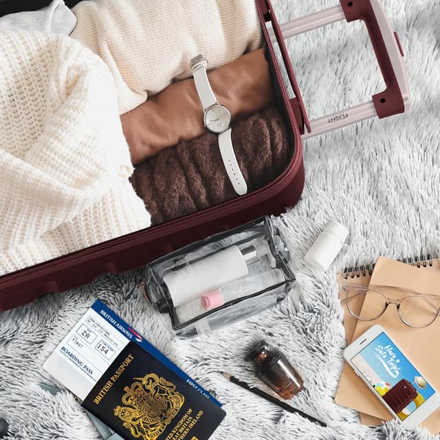 Detalle de Flight Knight Cabin Suitcase (55 x 35 x 20 cm) with TSA lock – Lightweight hard-shell carry on