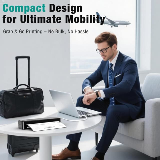 Thumbnail 5 de PEDOOLO Portable Printer 8.5x11 🖨