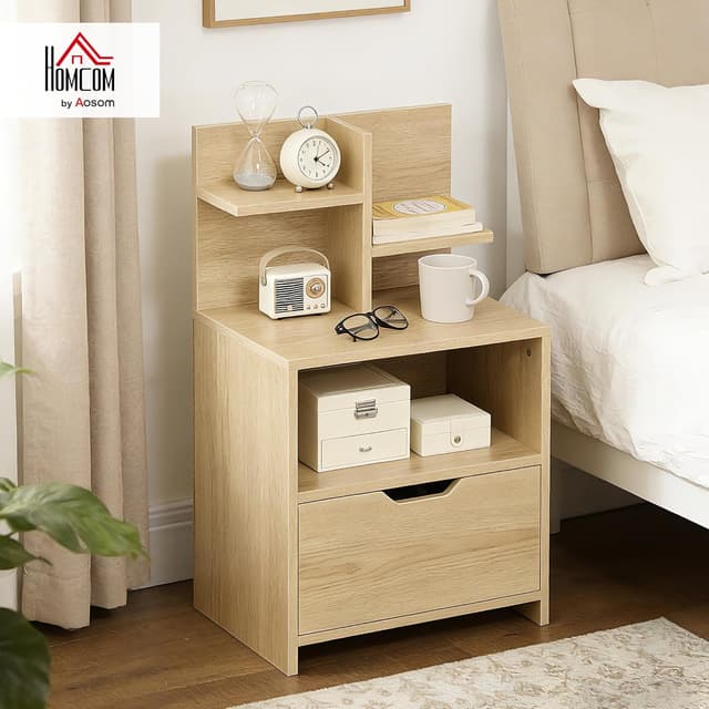 Thumbnail 1 de HOMCOM Table de Chevet 45 x 35 x 73 cm