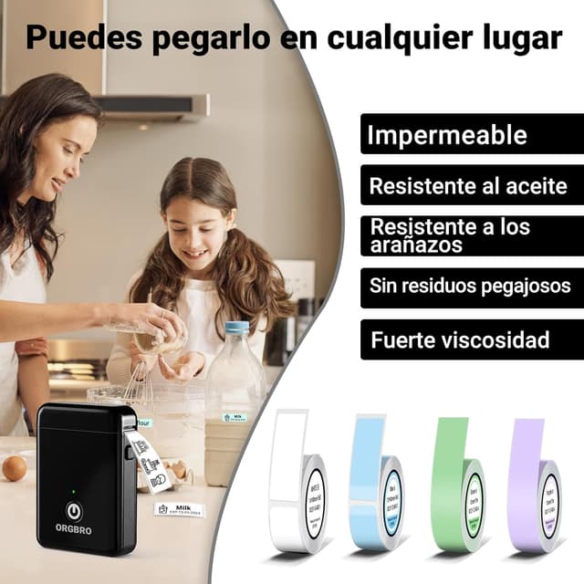 Thumbnail 4 de ORGBRO X1 Etiquetadora portátil Bluetooth 🎧