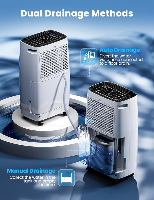 Thumbnail 4 de 12L/Day Dehumidifier for Home 2025 Upgrade ⌛