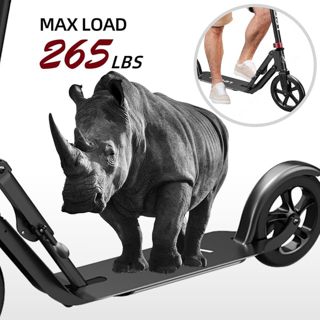 Thumbnail 3 de LEEYV Adult Scooter with Big Wheels