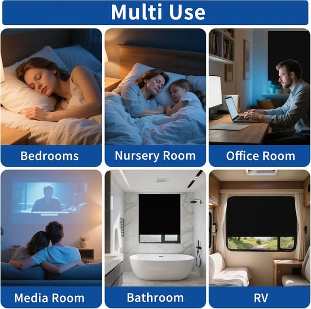 Thumbnail 6 de Blackout Blind 200 x 150 cm Stick on