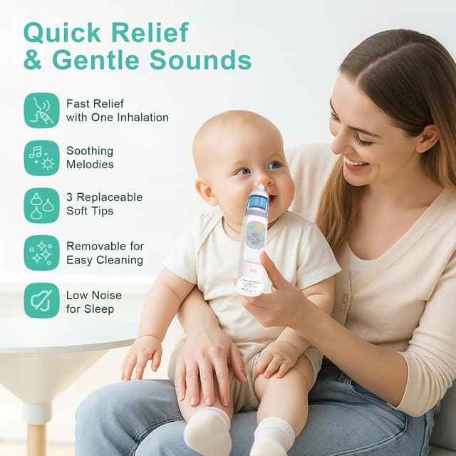 Detalle 2 de Nasal Aspirator Pro for Baby Electric nasal cleaner