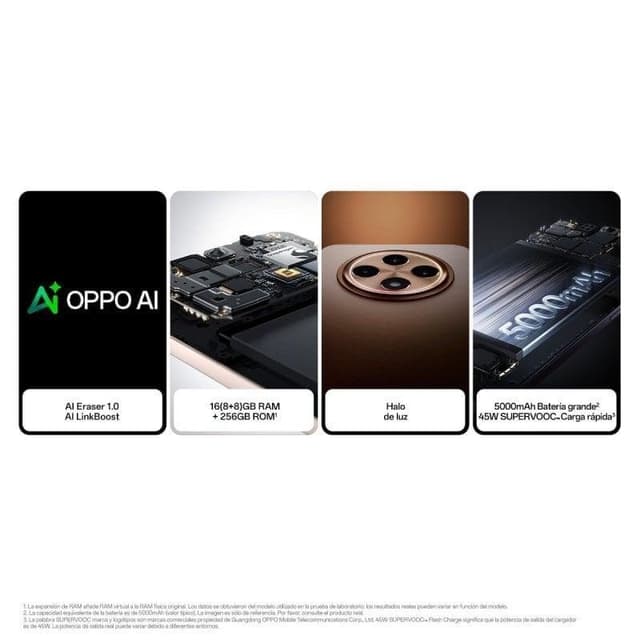 Detalle de OPPO Reno12 FS 5G 512 GB naranja