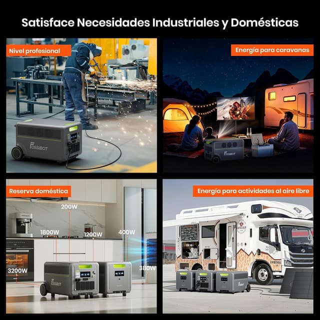 Thumbnail 4 de FOSSiBOT F7200 Estación de Energía 5222Wh ⚡📦📟📌📡📁📥📤📊📈📉📚📖📎📌📍📌📎📐📏