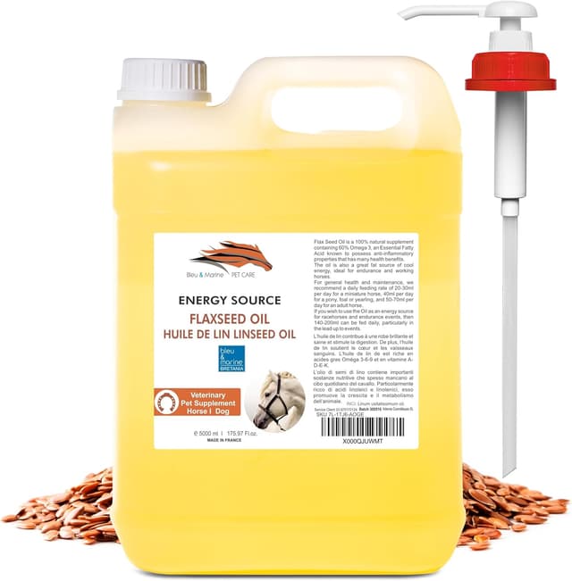 Imagen de bleu & marine Huile de Lin 5000 ml 🐾 en OfertitasTOP