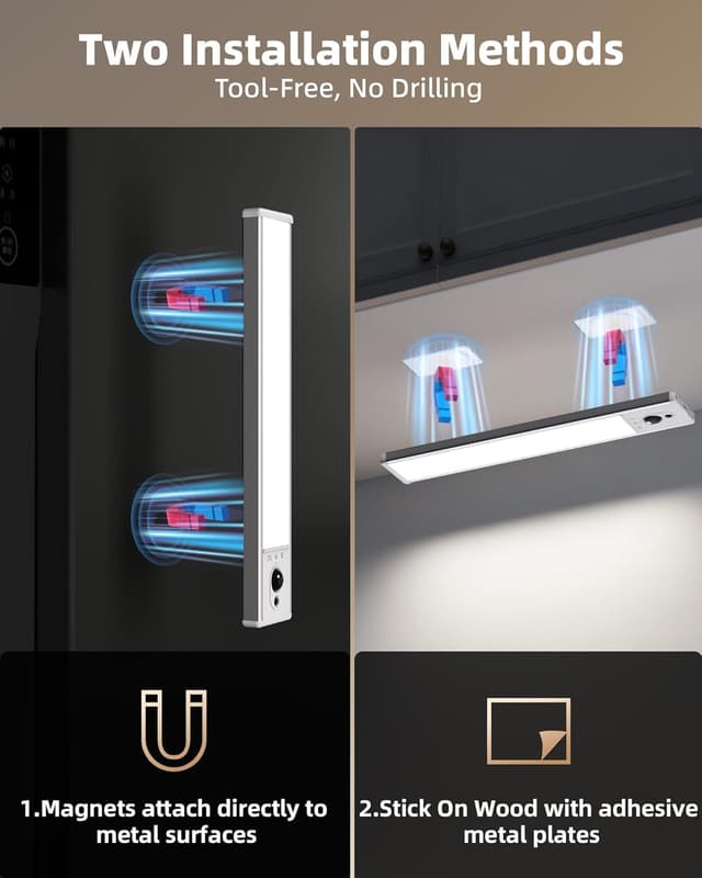 Thumbnail 5 de EZVALO 5-Pack Under Cabinet LED Lights 2400mAh