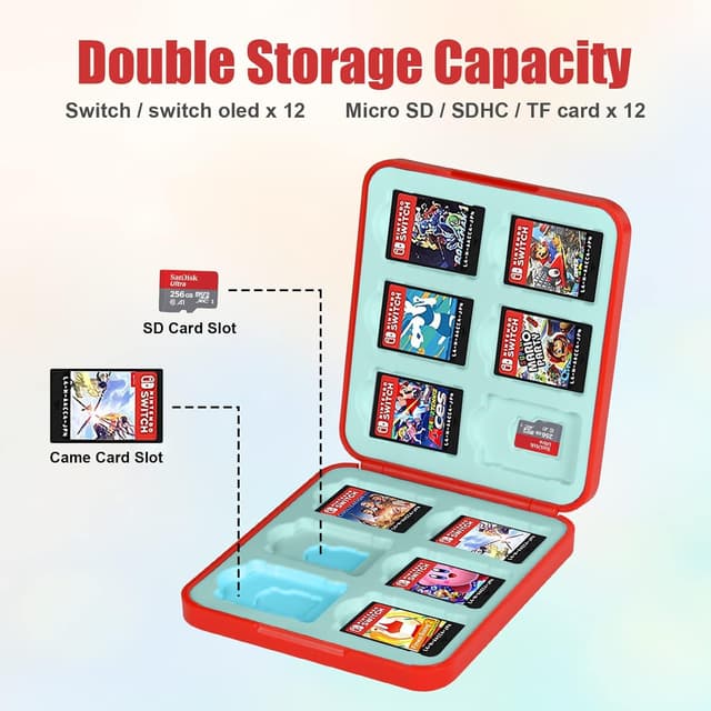 Detalle 2 de Vicloon Giochi Custodia Porta Cartucce 12 slot