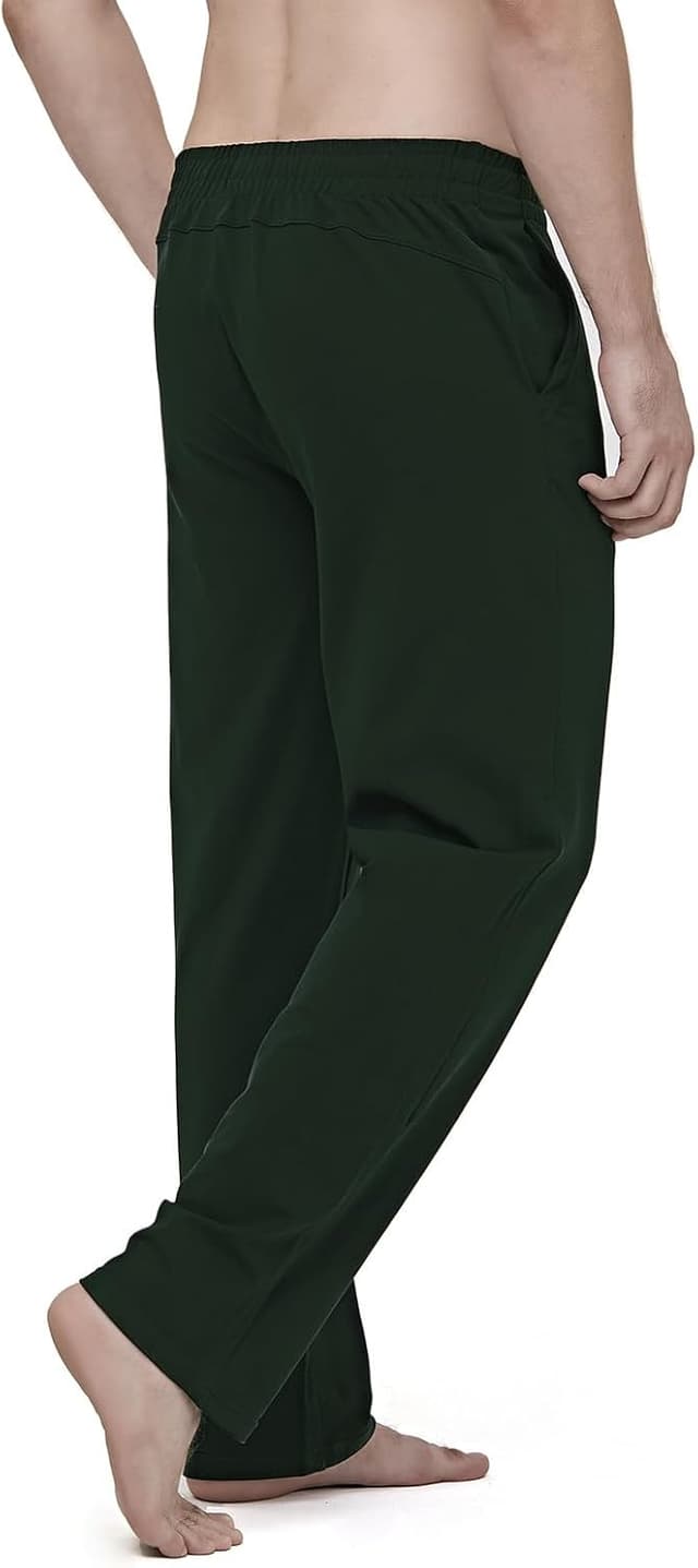 Detalle de HMIYA Herren Jogginghose aus Baumwolle mit Elasthan – Sweathose mit Taschen, atmungsaktiv