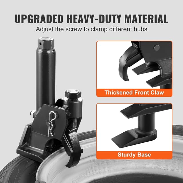 Detalle de VEVOR Détalonneur de pneu manuel 96,5-106,7 mm en acier (décolleur de talon portable)