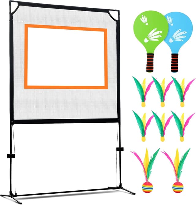 Detalle de Jeu de Paddle Ball avec filet et 2 raquettes