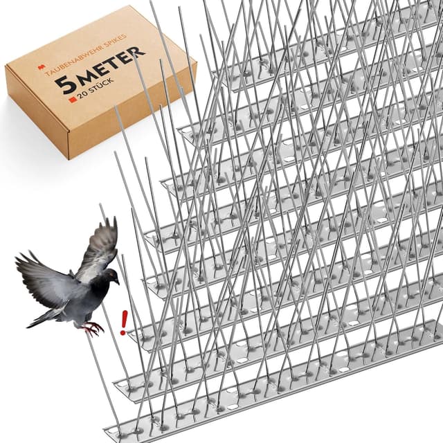 Imagen de 5M Pic Anti Pigeon Balcon Acier Inoxydable en OfertitasTOP