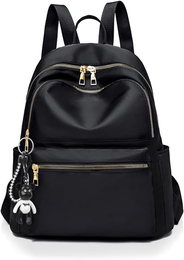 Detalle de Aucuu Damen-Rucksack Klein wasserdicht (27 x 28 x 12 cm) mit Diebstahlschutzfach