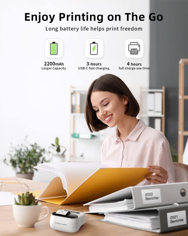 Thumbnail 6 de Phomemo M220 Imprimante d'étiquettes