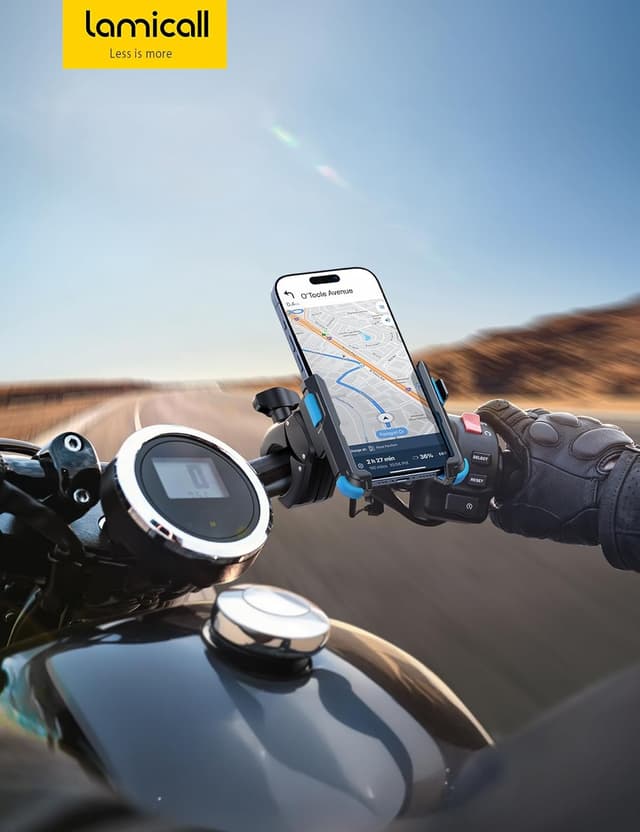 Thumbnail 6 de Lamicall Motorcycle Bike Phone Mount 4.7-7"