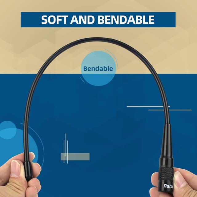 Thumbnail 6 de Retevis RHD771 Dual‑band SMA‑M antenna 1 pc