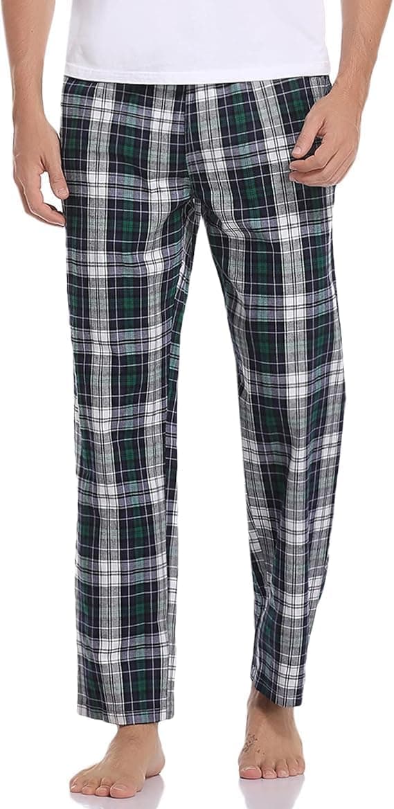 Imagen de Litherday Pantalones de pijama largos 100% algodón en OfertitasTOP