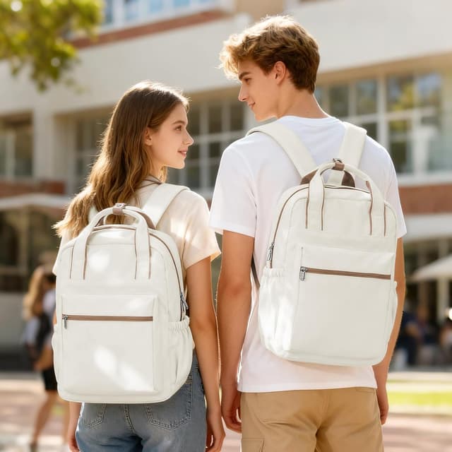 Thumbnail 6 de HYC00 HYC00 School Backpack Women – Lightweight 17L Laptop Rucksack for Secondary School & Day Trips