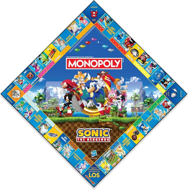 Detalle 1 de Winning Moves Monopoly Sonic Edition