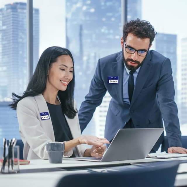 Thumbnail 5 de Vicloon Porte Badge 16Pcs PVC Transparent