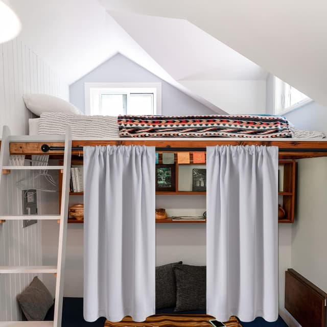 Detalle 2 de MRTREES Petit Rideau Occultant Blanc 90x120 cm