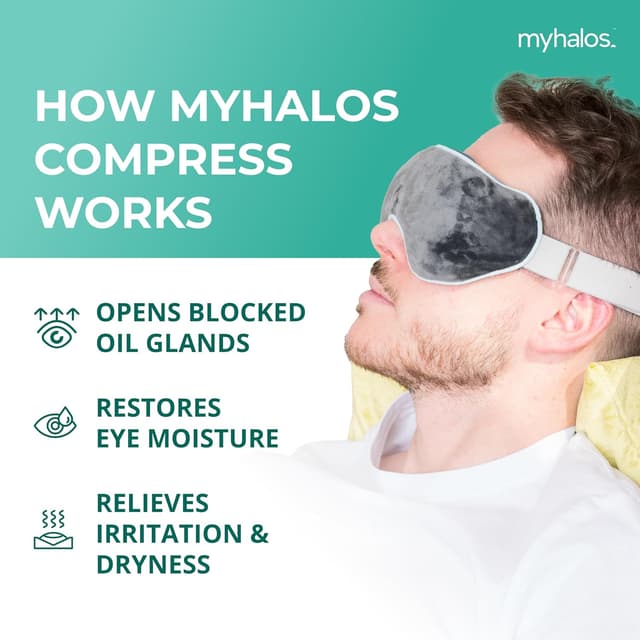 Detalle de MyHalos Heated Eye Mask for Dry Eyes