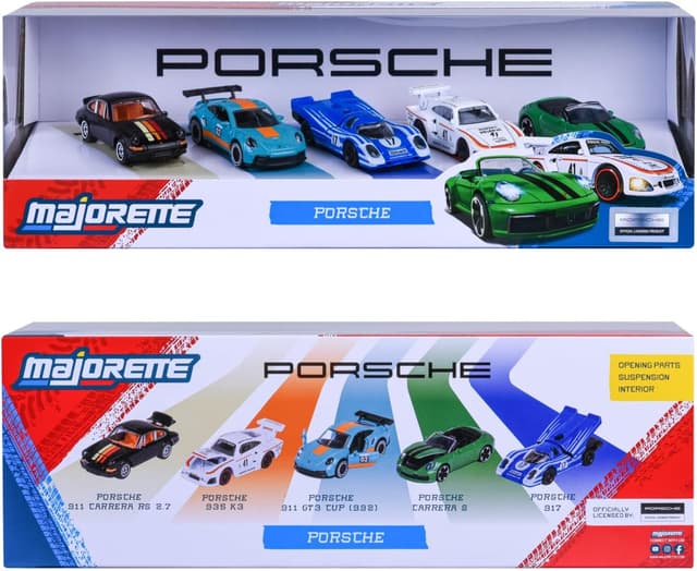 Thumbnail 6 de Majorette Porsche 5 Pieces Giftpack 8502105002S06, set di 5 modellini in metallo die-cast
