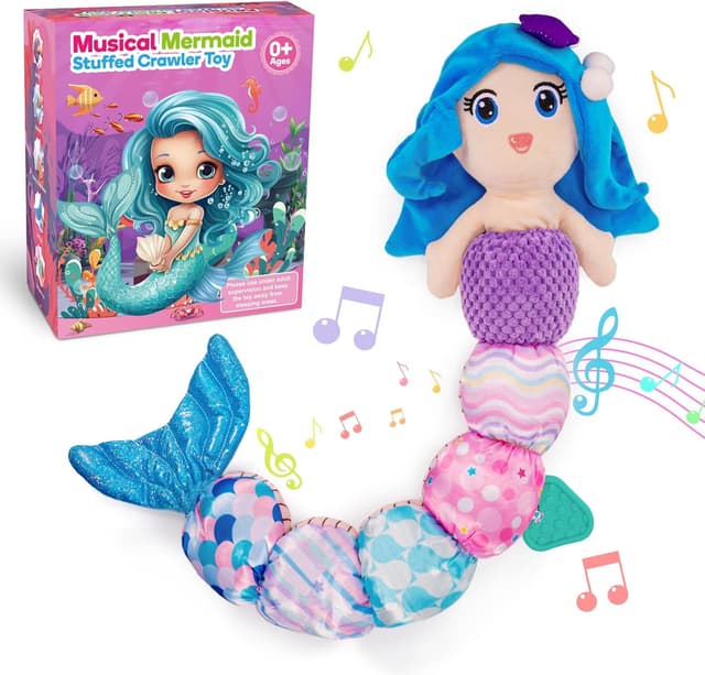 Imagen de Mermaid plush toy for babies 0–12 months en OfertitasTOP