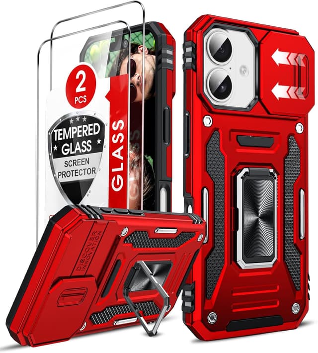 Thumbnail 6 de LeYi iPhone 17 Case with Camera Slider 2-Pack