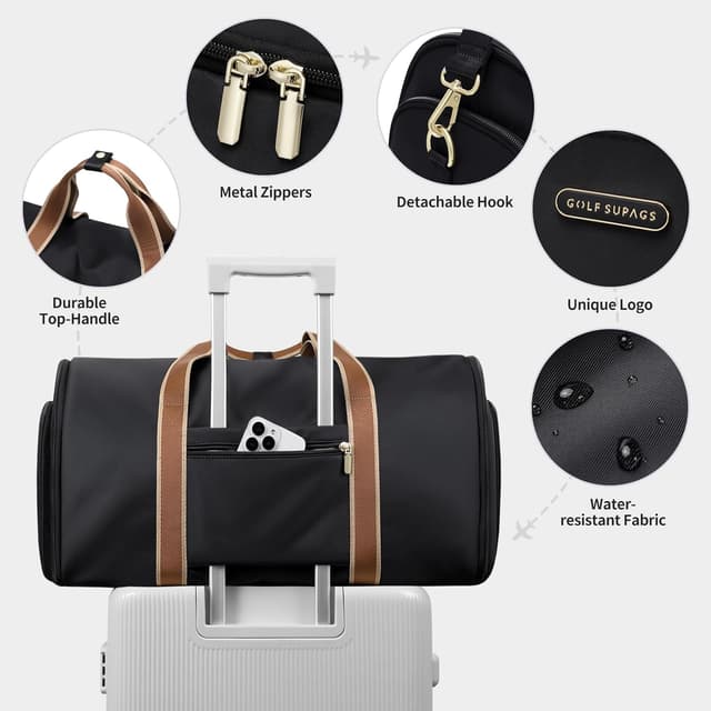 Detalle de Umwandelbare Kleidersack Reisetasche 2 in 1