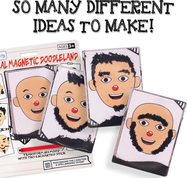 Thumbnail 2 de ArtCreativity Magnetic Drawing Face 2 Pack