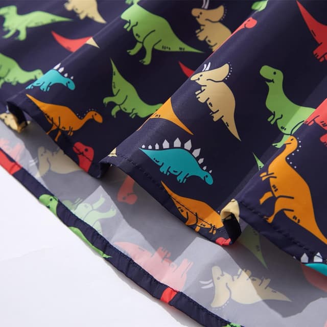 Detalle de QIKADO Regenponcho für Kinder wasserdicht, faltbar und ultraleicht (für 1–12 Jahre)