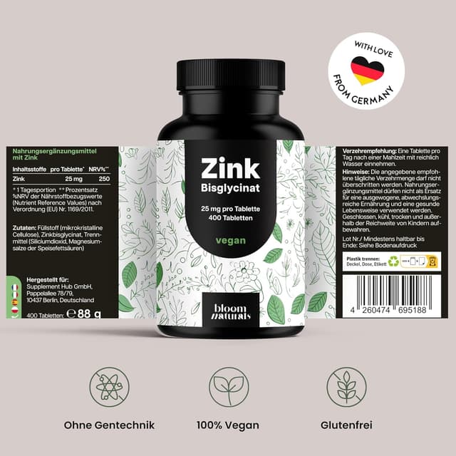Thumbnail 6 de Zink Tabletten 25 mg, 400 Stück